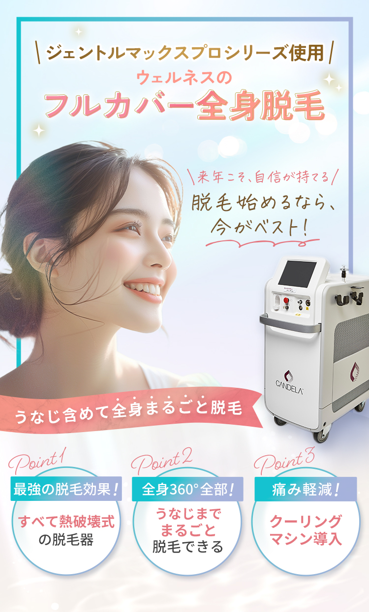 ウェルネスの医療脱毛